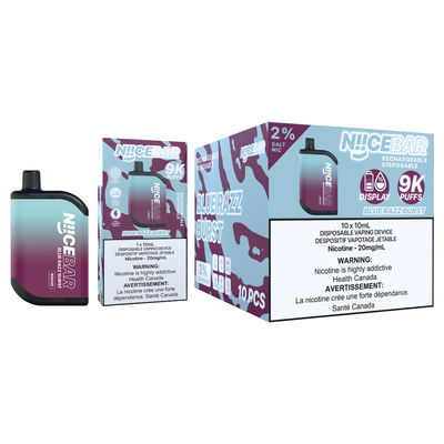 9000 Puffs Big Puff Vape mit 750mAh Batterie und 1,1 Ohm Widerstand