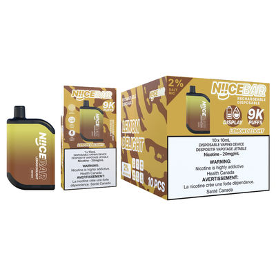 0/2%/5% Nic Big Puff Vape mit 1,1 Ohm Widerstand mit Bildschirm