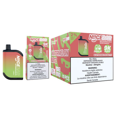 USB Typ-C-Ladung Big Puff Vape mit 15 ml Ejuice Kapazität und 0% Nic