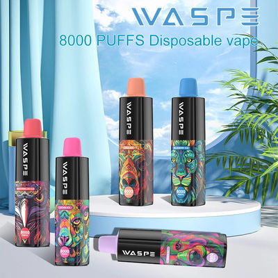 0/2%/5% Nic Einweg-Vape-Stift mit Geschmack 10 Geschmacksrichtungen und Puffs 8000Puffs