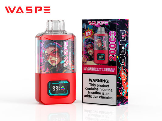 Typ C Groß Puff Vape 20000Puffs Bildschirm Anzeige 0/2%/3%/5% Nic  Kit