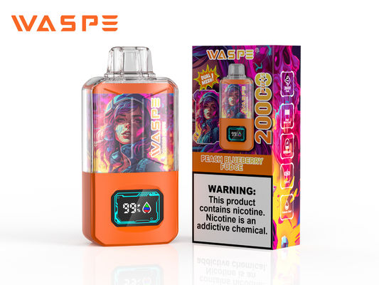 Typ C Groß Puff Vape 20000Puffs Bildschirm Anzeige 0/2%/3%/5% Nic  Kit