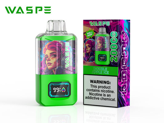 Typ C Groß Puff Vape 20000Puffs Bildschirm Anzeige 0/2%/3%/5% Nic  Kit