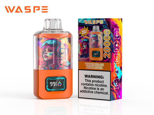 Sus304 Big Puff Vape mit 20000 Puffs 650 Mah Batterie Bildschirm