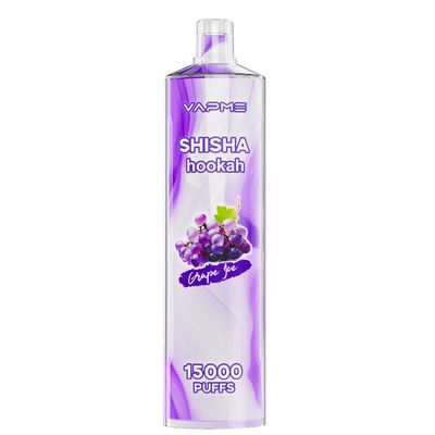 Große Kapazität SUS304 Big Puff Vape mit 24 Fruchtgeschmacksrichtungen 0%/2% Nic OEM Farbe