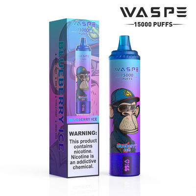 22 ml Ejuice Kapazität Big Puff Vape mit 650mAh Batterie und 0,8ohm Widerstand 15000 Puffs