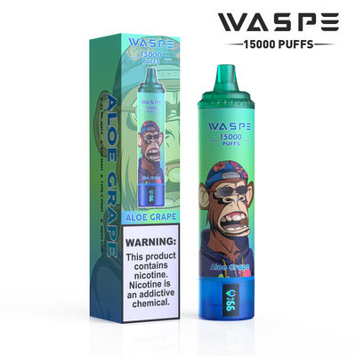 Fruchtvolle Aromen Big Puff Vape mit 650mAh Batteriekapazität OEM Farben und erweiterte 15000 Puffs