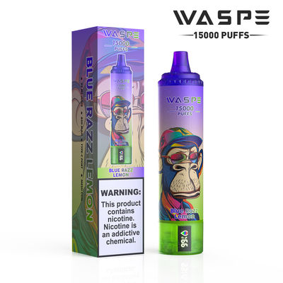 15000 Puffs Frucht Serie Geschmack mit 22 ml Saftkapazität SUS304 und anpassbare Farben