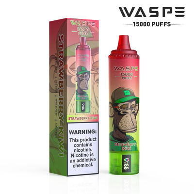 15000 Puffs Frucht Serie Geschmack mit 22 ml Saftkapazität SUS304 und anpassbare Farben