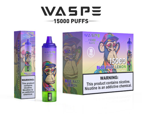 Typ C Ladeanschluss 15000 Puffs Vape mit RGB Light 2% Nic 22ml Ejuice Kapazität