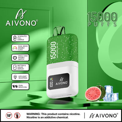 Anpassbarer 24 ml Smart Vape Pen mit 1,0 Ohm Spirale 0/2/3/5% Nikotin-Stärke Anzeige
