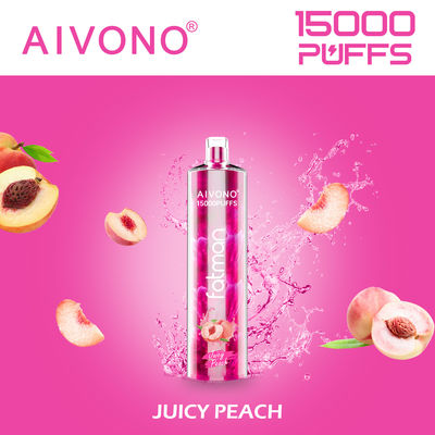 15000 Puffs 24 ml Vorgefüllte Einweg-Vape Typ C Wiederaufladbar