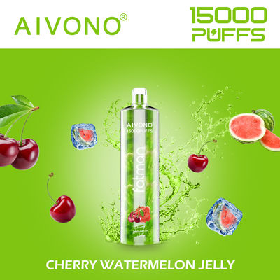 15000 Puffs Einwegvorgefüllter Vape Pen Pen Rundtropf Tipp 24ml Flüssigkeit OEM/ODM Erhältlich