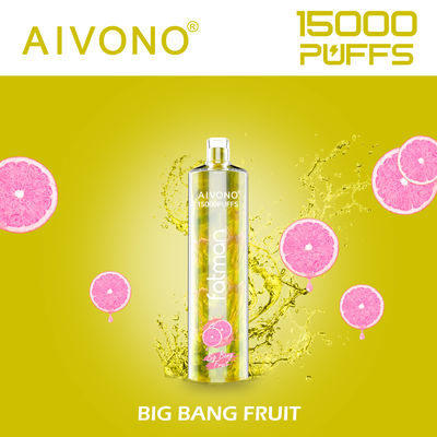 15000 Puffs 24 ml Vorgefüllte Einweg-Vape Typ C Wiederaufladbar