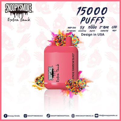 Doppeltank 18 ml USA Vape 650 mAh Typ C Wiederaufladbar 5% 50 mg Nikotin-Stärke