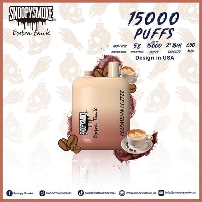650mAh Wiederaufladbare Batterie USA Vape Doppel 18mL E Flüssige Frucht Aromen mit 1,2ohm Mesh Spirale
