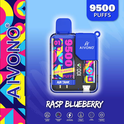 Einstellbare Leistung 650mAh Vorgefüllte Einweg-Vape 1,2 ohm Spirale 10 Stück/Packung