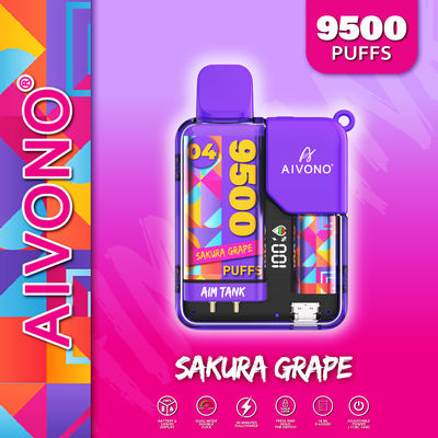 Einstellbare Leistung 650mAh Vorgefüllte Einweg-Vape 1,2 ohm Spirale 10 Stück/Packung